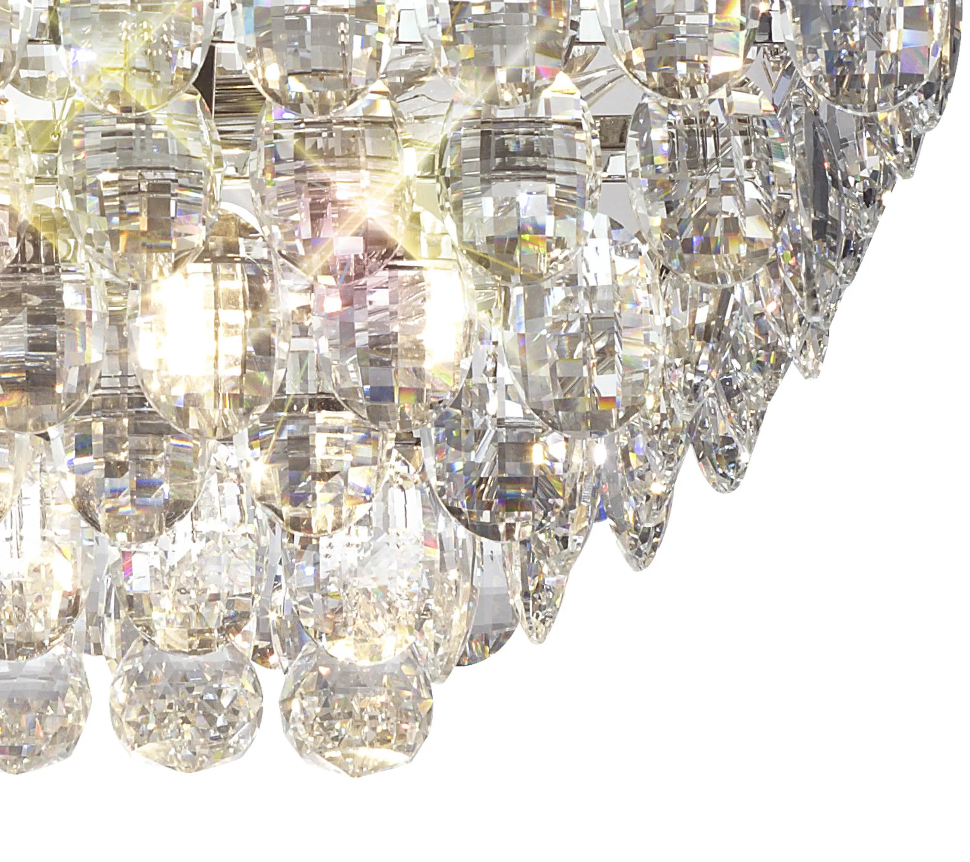 Coniston Linear Flush Ceiling 5 Light Polished Chrome IL32824  Diyas Coniston Polished Chrome